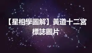 【星相學圖解】黃道十二宮標誌圖片