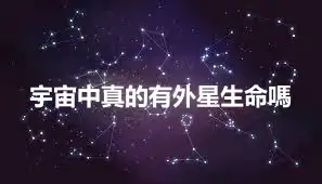 宇宙中真的有外星生命嗎