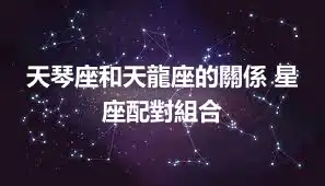 天琴座和天龍座的關係 星座配對組合