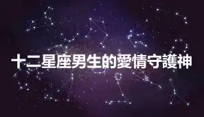十二星座男生的愛情守護神