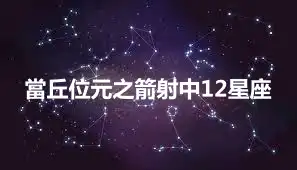 當丘位元之箭射中12星座