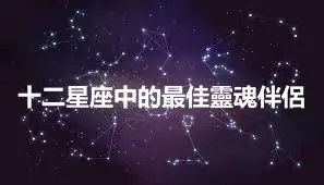 十二星座中的最佳靈魂伴侶