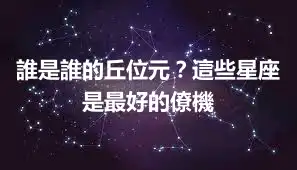 誰是誰的丘位元？這些星座是最好的僚機