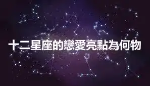 十二星座的戀愛亮點為何物